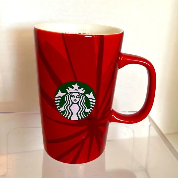 Starbucks 2014 Red Christmas Blend Ceramic Mug with logo - Picture 1 of 4
